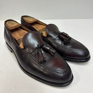 NEW HEELS Alden x Brooks Brothers Color 8 Shell Cordovan Tassel Loafer 10.5 C